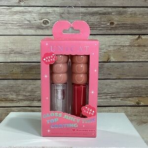 Unicat Gloss Juicy Tint Top Coating - Raspberry